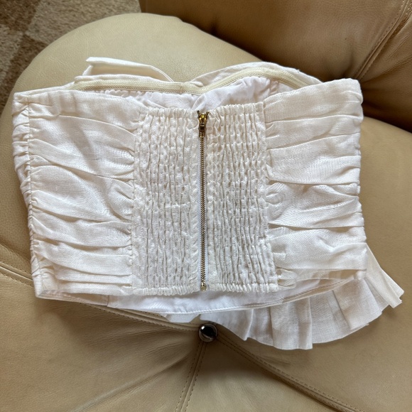 Dish | Ruffled Strapless Top - Picture 3 of 3